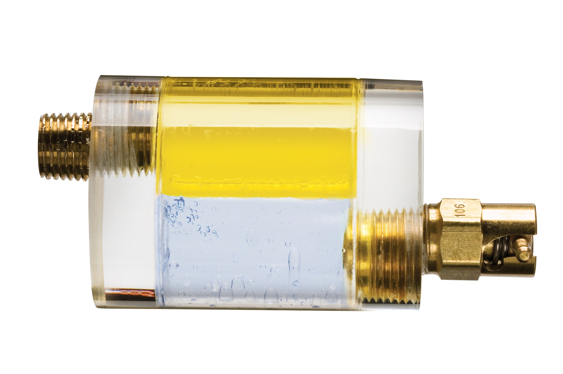 Des-Case, Oil Sight Glass 1 oz X 3/8