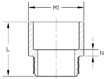 Air Sentry, Adapter, 3/4