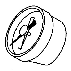 Trico, Pressure Gauge, 1/8 BSPT Bottom Mount, 0-35 Bar, MG-1003 Image