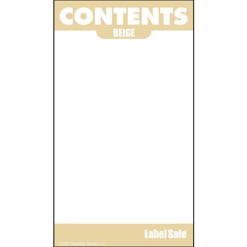 Oil Safe, Contents Label - 2