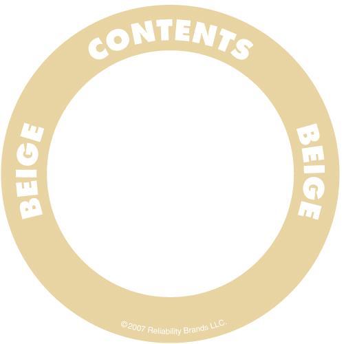 Oil Safe, Contents Label - 2