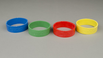 Trico Spectrum Opto-Matic Oiler Color Collar Yellow 10-Pack 37050 Image